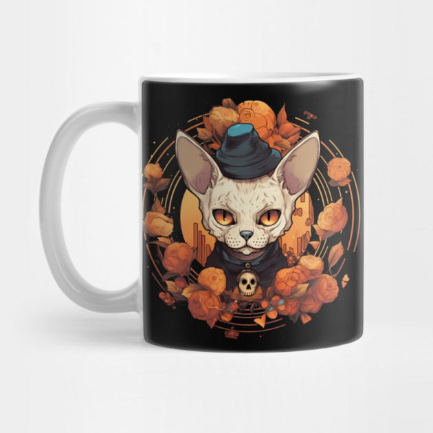 Devon Rex Cat Cat Halloween, Cat Lover by logiamerch