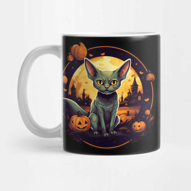 Devon Rex Cat Cat Halloween, Cat Lover by logiamerch