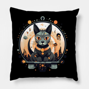 Egyptian Cat Halloween, Cat Lover Pillow