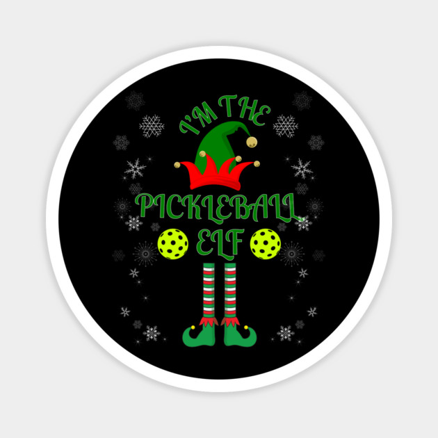 I'M The Pickleball Elf Magnet by Luvv Designs