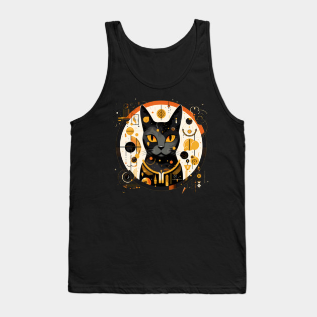 Egyptian Cat Halloween, Cat Lover Tank Top by logiamerch