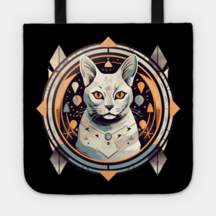 Egyptian Cat Halloween, Cat Lover Tote