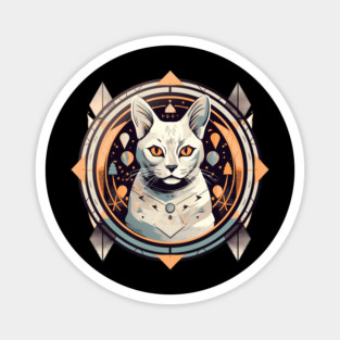 Egyptian Cat Halloween, Cat Lover Magnet