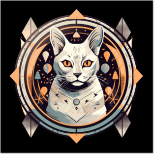 Egyptian Cat Halloween, Cat Lover Posters and Art