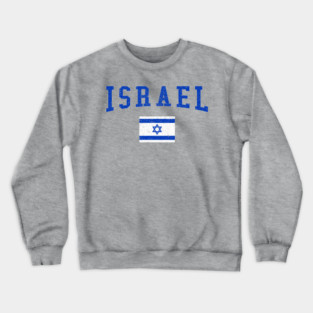 Israel Flag Crewneck Sweatshirt