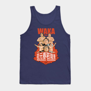 Wakamotoharu and Wakatakakage Japanese sumo wrestlers Tank Top