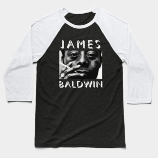 Copy of James Baldwin portrait Baseball T-Shirt