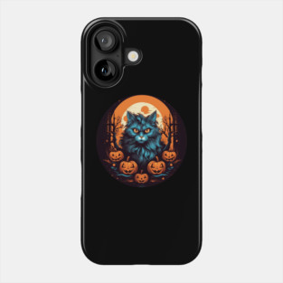 Maine Coon Cat Halloween, Cat Lover Phone Case