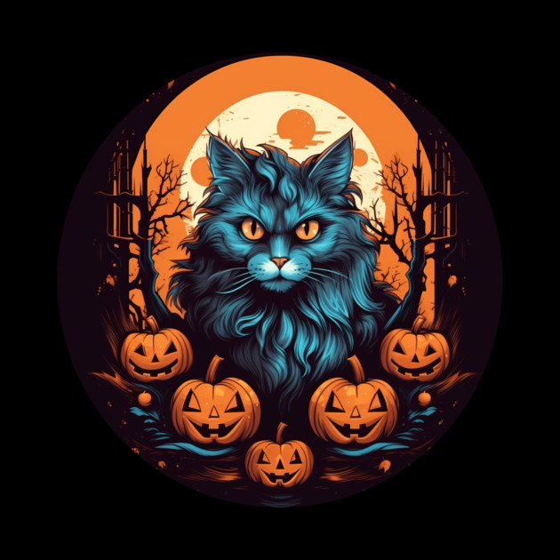 Maine Coon Cat Halloween, Cat Lover by logiamerch