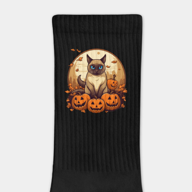 Siamese Cat Halloween, Cat Lover by logiamerch