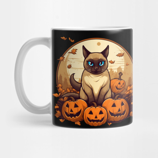 Siamese Cat Halloween, Cat Lover by logiamerch