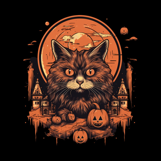 Manx Cat Halloween, Cat Lover by logiamerch