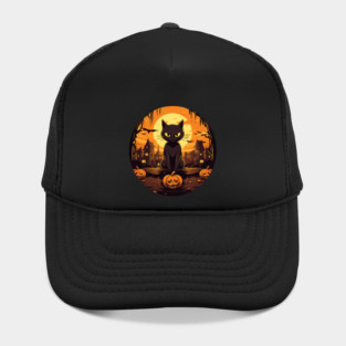 Manx Cat Halloween, Cat Lover Hat