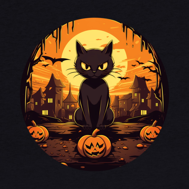 Manx Cat Halloween, Cat Lover by logiamerch