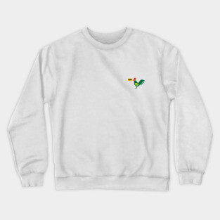 The chicken says "Pierogi!" Crewneck Sweatshirt