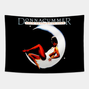 Donna Summer //// Retro Style Fan Art Design Tapestry