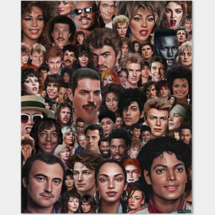 Eighties Music Posters and Art