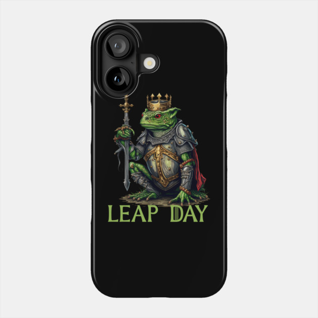 Leap Day Frog King Phone Case by HolidayBug