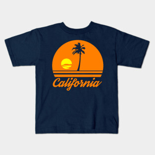 California sunset Kids T-Shirt