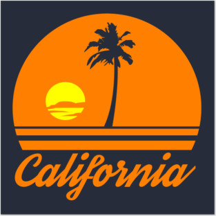 California sunset Posters and Art