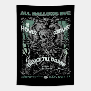 "ALL HALLOWS EVE" Tapestry