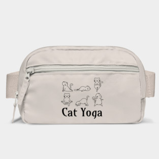 Cute Cat Yoga Poses design Bag