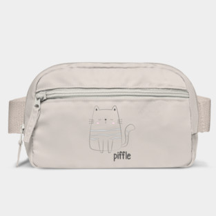 The Cat That Says Piffle, cute dismissive kitty Bag