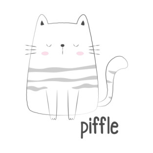The Cat That Says Piffle, cute dismissive kitty T-Shirt