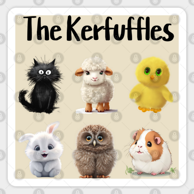 The Kerfuffles, fluffiest little fluffs Sticker by Luxinda