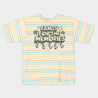 Fangs For The Memories Kids T-Shirt