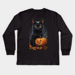 Happy Halloween Kids Long Sleeve T-Shirt
