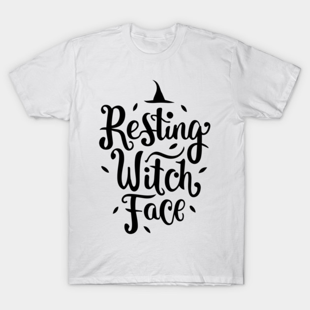 Resting Witch Face T-Shirt by Frank Ring
