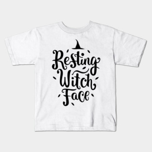 Resting Witch Face Kids T-Shirt