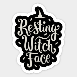 Resting Witch Face Magnet