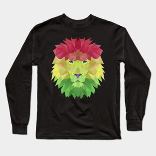 Rasta lion 3D Long Sleeve T-Shirt