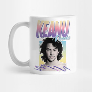 Keanu Reeves 90s Styled Aesthetic Design Mug