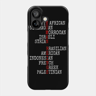 ONE HUMAN FAMILY Phone Case