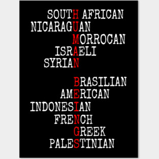 ONE HUMAN FAMILY Posters and Art