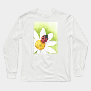 Chamomile; ladybug Long Sleeve T-Shirt