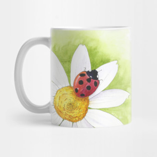 Chamomile; ladybug Mug