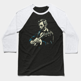Abraham Lincoln Banjo Player Funny Founding Fathers Baseball T-Shirt