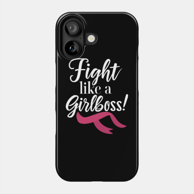Fight Like a Girlboss! Phone Case by Frank Ring