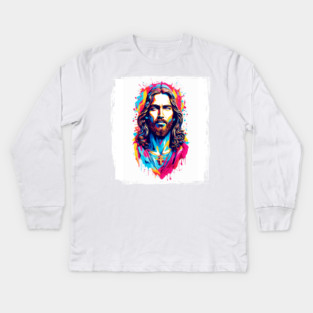 Oh my lord Jesus Christ Kids Long Sleeve T-Shirt