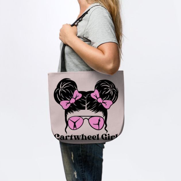 Messy Bun Cartwheel Girl by The WYLD Tribe