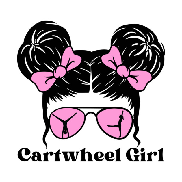 Messy Bun Cartwheel Girl by The WYLD Tribe