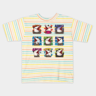 Opossumoji Overload: Scream Edition Kids T-Shirt