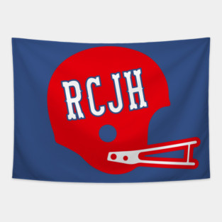 Kansas RCJH Football Helmet Tapestry