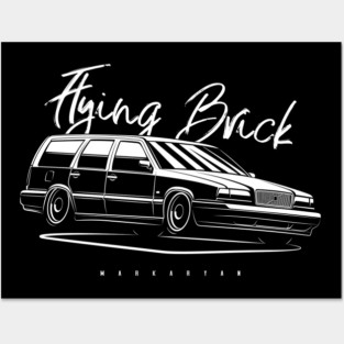Flying brick Posters and Art