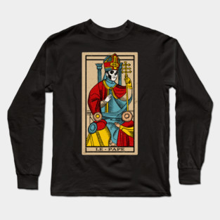 Le Pape Emeritus Tarot Card Long Sleeve T-Shirt