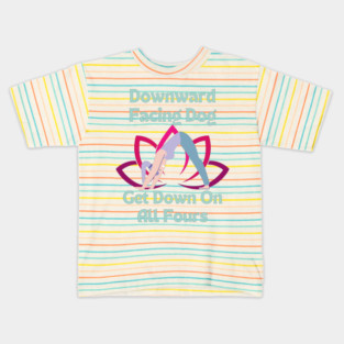 Downward Facing Dog Kids T-Shirt